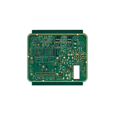HASL 표면가공도와 주도하는 튜브 빛  빠른 100*100mm PCB 원형 서비스